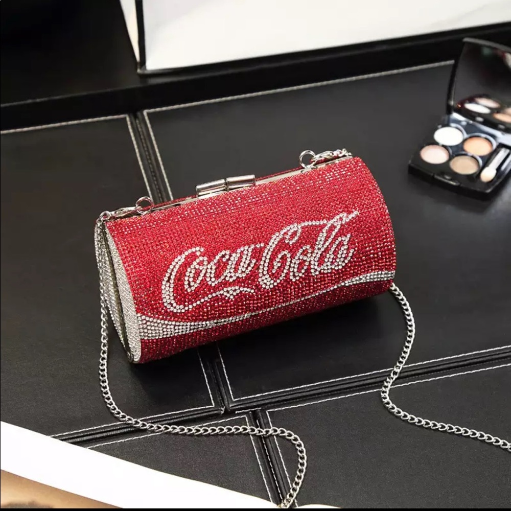 Adorable Coke purse crystals new never used